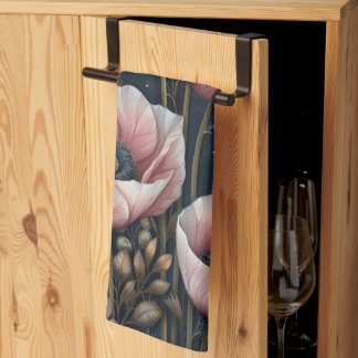 Pink Floral Theedoek