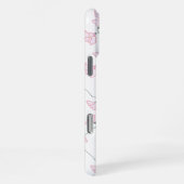 Pink Floral Vines Flowers Iphone Case iPhone Hoesje (Rechterkant)