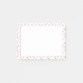 Pink Floral Vines Flowers Post-It Notes (Voorkant)