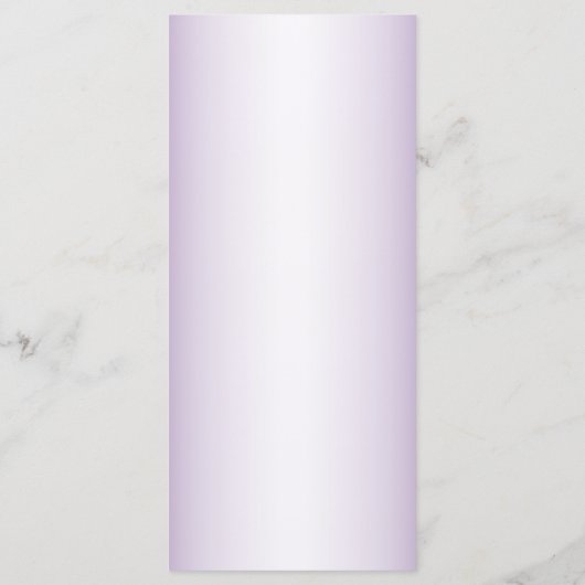 Pink Floral Violet Lijst Modern Menu (Achterkant)