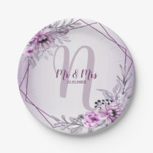 Pink Floral Violet Paars Lijst