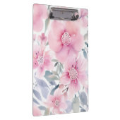 Pink Floral Watercolor  Klembord (Rechts)