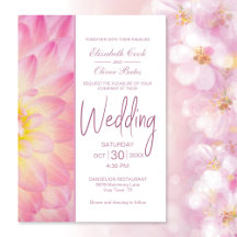 Pink Floral Wedding