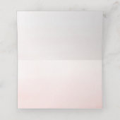 Pink Floral Wedding Plaatskaartje (Binnenkant ongevouwen)