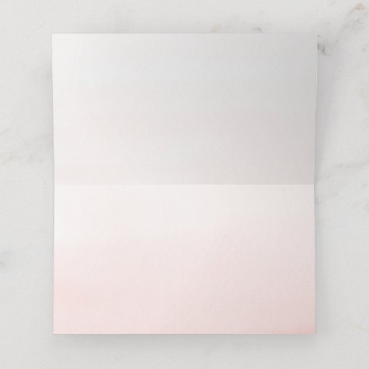 Pink Floral Wedding Plaatskaartje (Binnenkant ongevouwen)