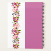 Pink Floral Wedding Planner (Achterkant)