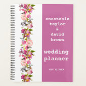 Pink Floral Wedding Planner (Voorkant)