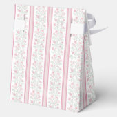 Pink Floral Wildflowers Coquette Party Bedankdoosjes (Achterkant)