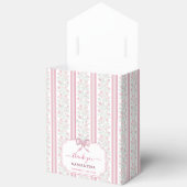 Pink Floral Wildflowers Coquette Party Bedankdoosjes (Open)