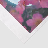 Pink Floral Wolf Moon Tissuepapier (Detail)