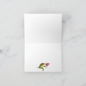 Pink Floral Wreaths bedankt (Binnen)