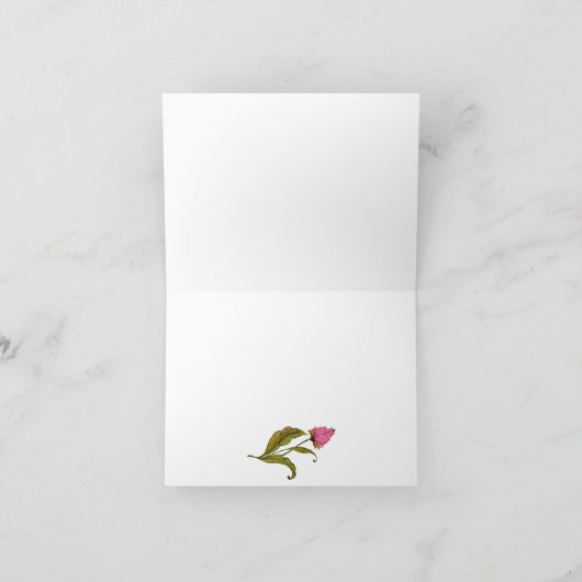 Pink Floral Wreaths bedankt (Binnen)