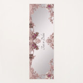 Pink Floral Yoga Mat (Voorkant)