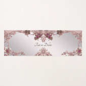 Pink Floral Yoga Mat (Voorkant (horizontaal))