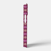 Pink florale pattern Case-Mate iPhone case (Achterkant / Rechts)