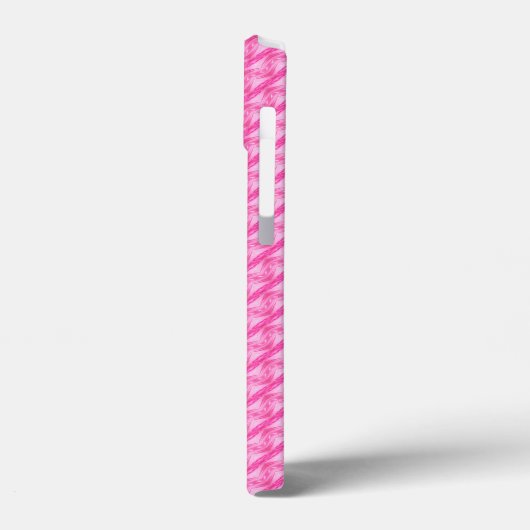 Pink florale pattern Case-Mate iPhone case (Achterkant / Links)