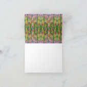 Pink Flower4 Bedankkaart (Binnen)
