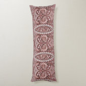 Pink Flower Body Pillow Lichaamskussen (Achterkant (Verticaal))