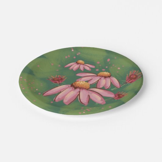 Pink Flower Bord (Gekanteld)