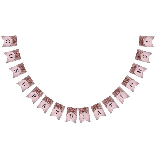 Pink Flower Bunting Flag Vlaggetjes (Alle)