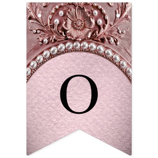 Pink Flower Bunting Flag Vlaggetjes (Tweede vlag)