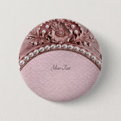 Pink Flower Button (Voorkant)