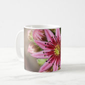 Pink Flower Coffee Mag Koffiemok (Voorkant links)