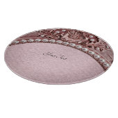 Pink Flower Cutting Board Snijplank (Hoek)