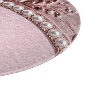 Pink Flower Cutting Board Snijplank (Hoek)