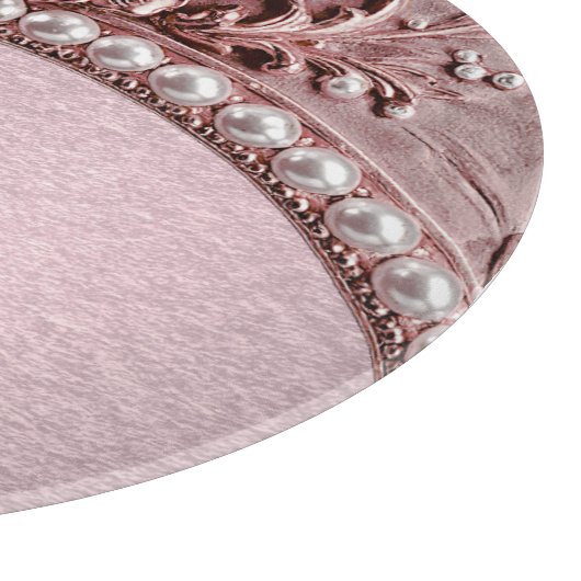 Pink Flower Cutting Board Snijplank (Hoek)