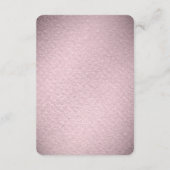 Pink Flower Detail Enclosure Informatiekaartje (Achterkant)