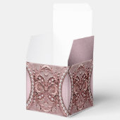 Pink Flower Favor Box Bedankdoosjes (Geopend)