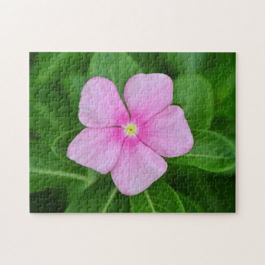 Pink Flower Garden Art Puzzel (Horizontaal)