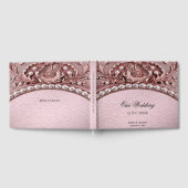 Pink Flower Guest Book Gastenboek (Volledig)