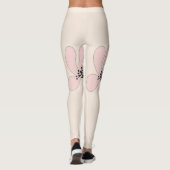 pink flower leggings (Achterkant)
