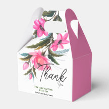 Pink Flower lover's verjaardag