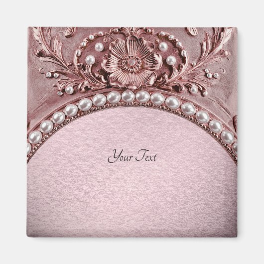 Pink Flower Magnet (Voorkant)