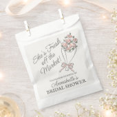 Pink Flower Market Fresh Floral Vrijgezellenfeest Bedankzakje (Geknipt)