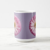 Pink Flower Meditation Classic White Mug Koffiemok (Center)