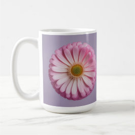 Pink Flower Meditation Classic White Mug Koffiemok