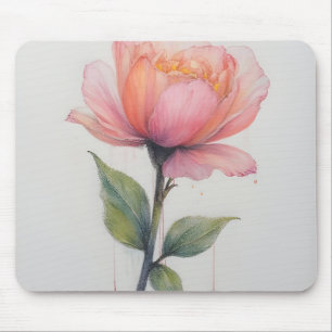 Pink Flower Mousemat Muismat