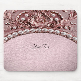 Pink Flower Mousepad Muismat