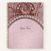 Pink Flower Notebook Notitieboek (Voorkant)