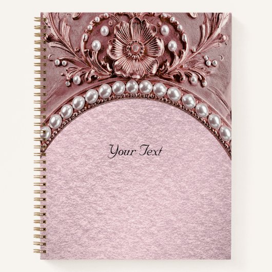 Pink Flower Notebook Notitieboek (Voorkant)