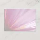 Pink Flower Petal Wedding Response Kaart (Achterkant)