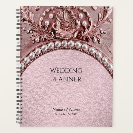 Pink Flower Planner (Voorkant)