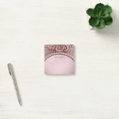 Pink Flower Post it Notes (Kantoor)