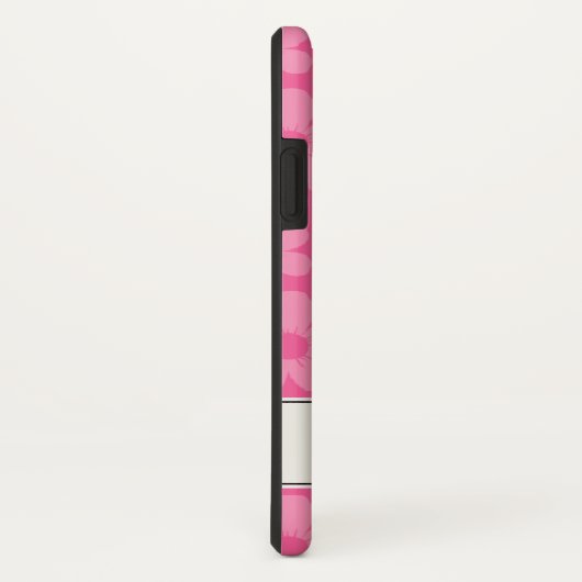 Pink Flower Power Hoesje-Mate iPhone Case (Achterkant / rechts)