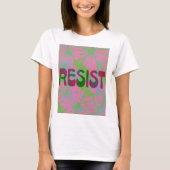 Pink Flower Power Resist T-shirt (Voorkant)