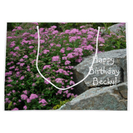 Pink Flower Rock Garden Groot Cadeauzakje